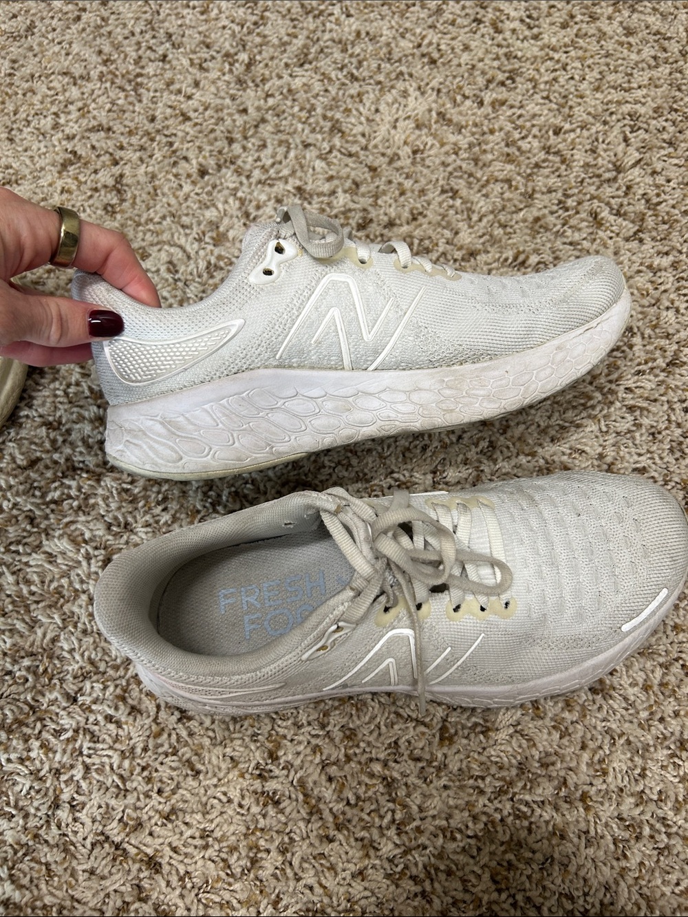 New Balance Women's Fresh Foam Running Sneakers in white